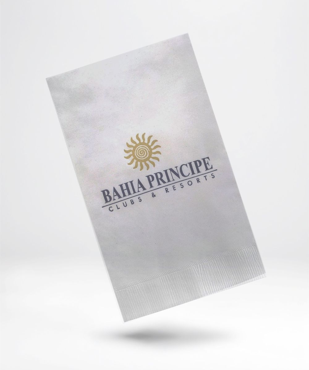 2 Ply Coined Edge Dinner Napkins Printed