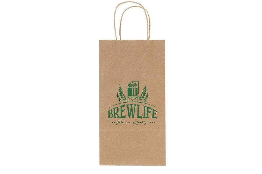 Custom Kraft Paper Shopping Bags