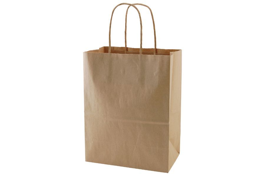 Custom Kraft Paper Shopping Bags