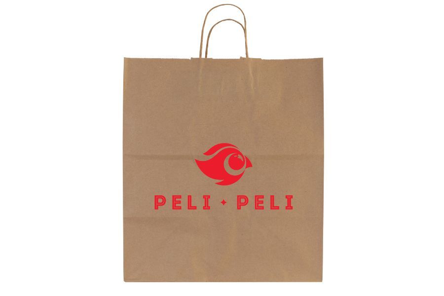 Custom Kraft Paper Shopping Bags