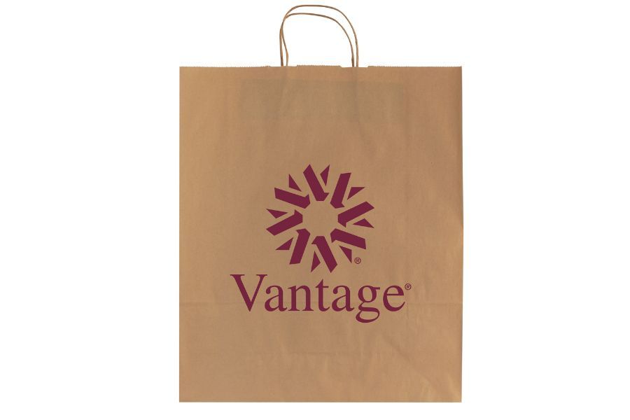 Custom Kraft Paper Shopping Bags
