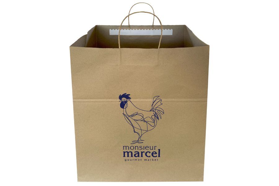 Custom Kraft Paper Shopping Bags