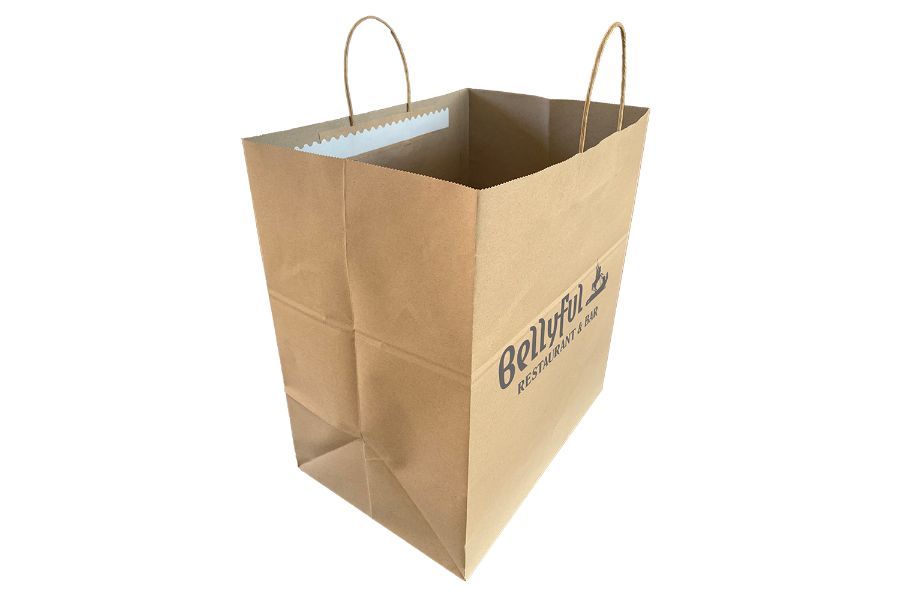 Custom Kraft Paper Shopping Bags
