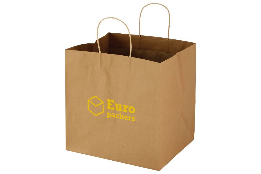 Custom Kraft Paper Shopping Bags
