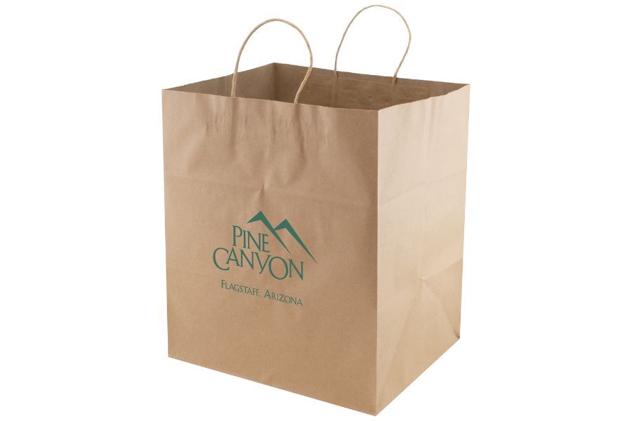 Custom Kraft Paper Shopping Bags