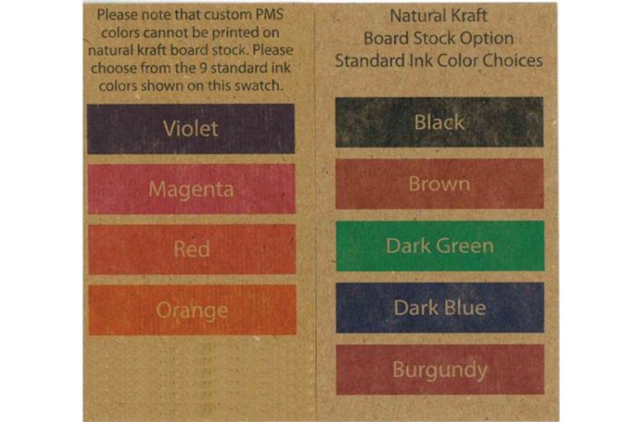 10 Stem Custom Matchbooks Recycled Kraft