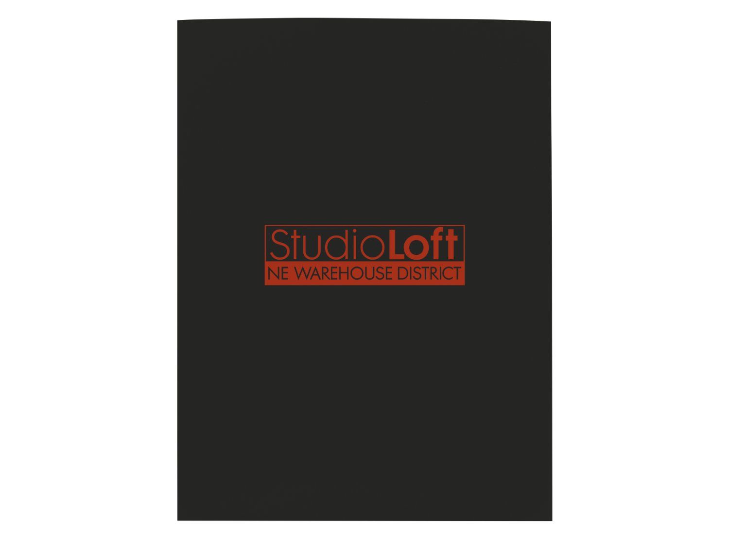 Foil Stamp Gloss Paper Folder