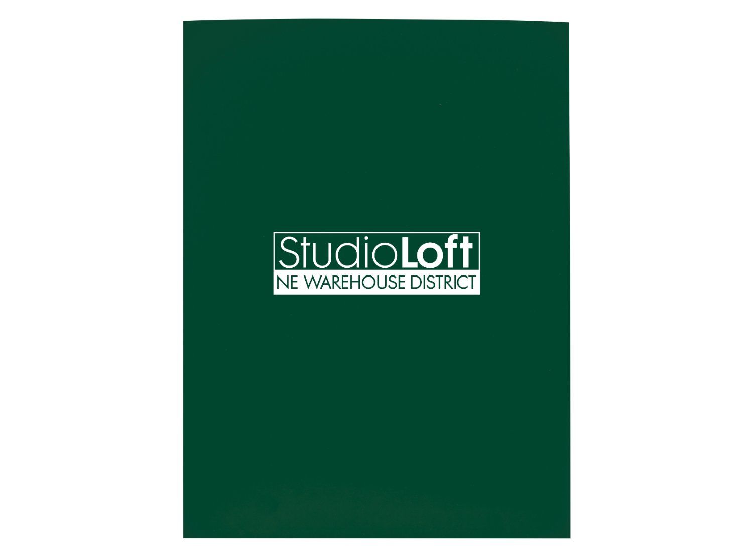 Foil Stamp Gloss Paper Folder