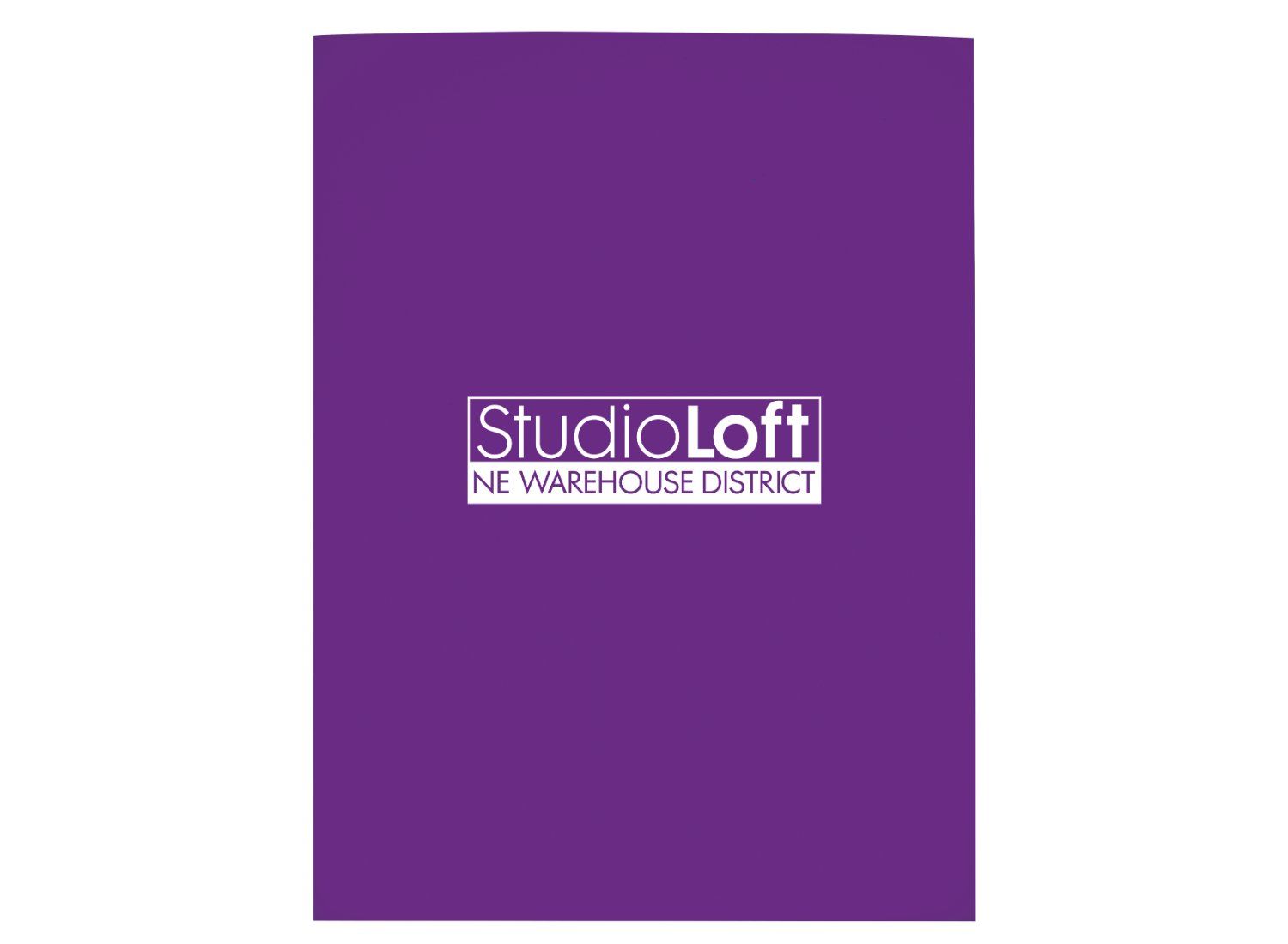 Foil Stamp Gloss Paper Folder
