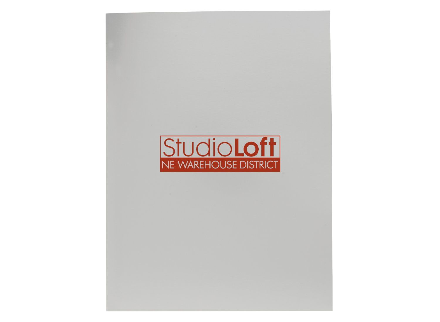 Foil Stamp Gloss Paper Folder
