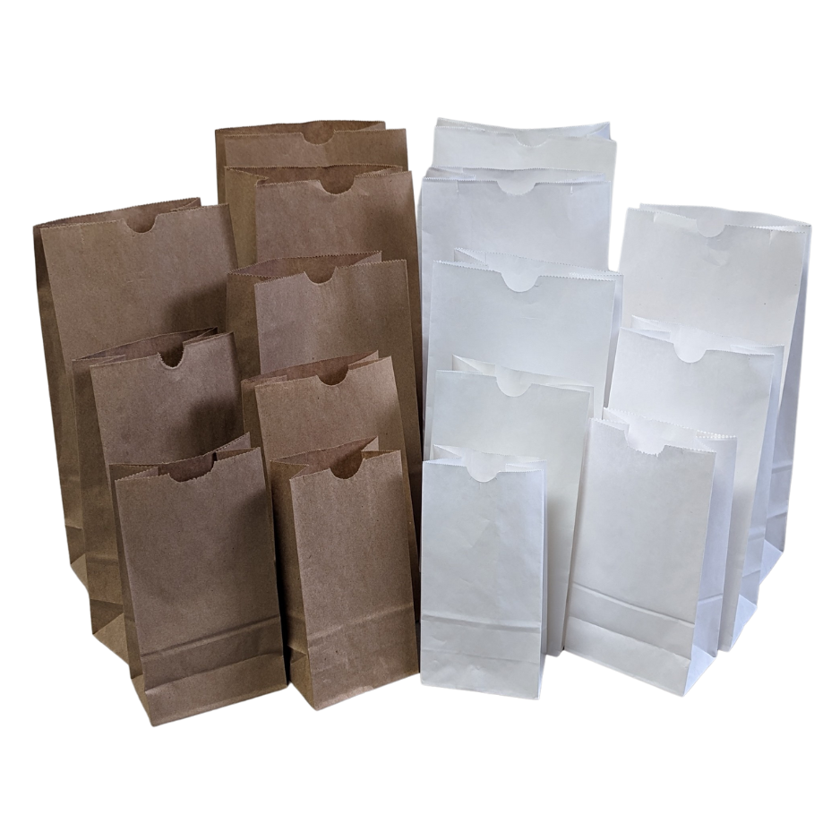 Stock Brown Paper Bags