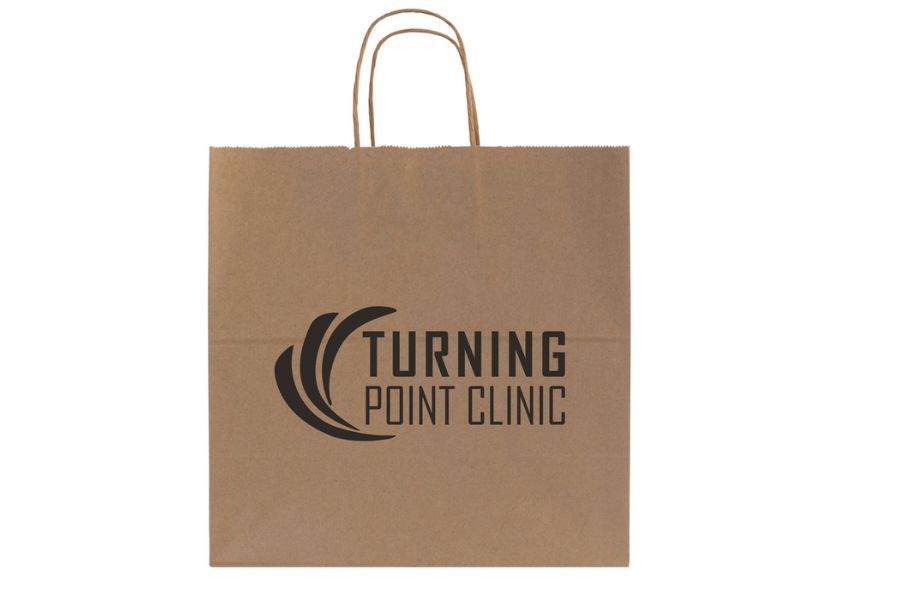 Custom Kraft Paper Shopping Bags