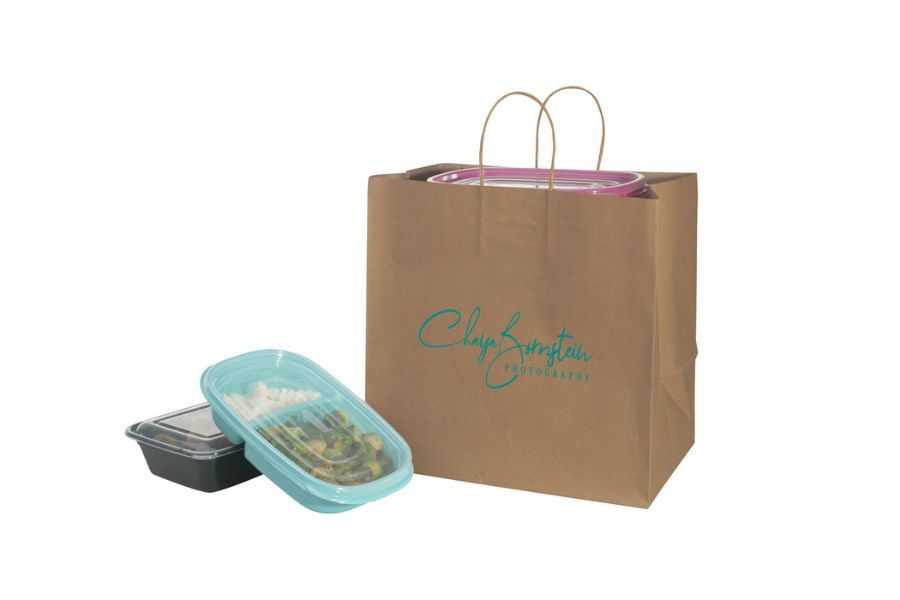 Custom Kraft Paper Shopping Bags