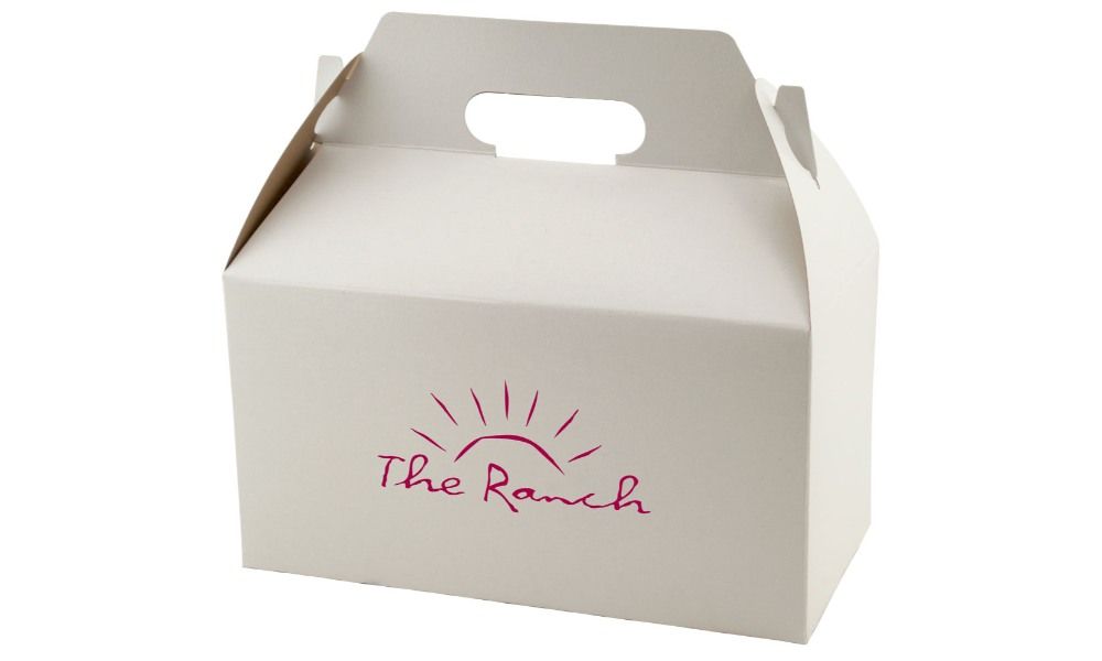 Gable Box 9.5" x 5" x 5" Hot Stamp