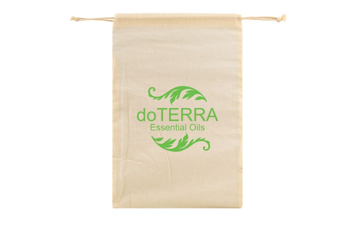 4oz Cotton Muslin Pouch Silkscreen Imprint