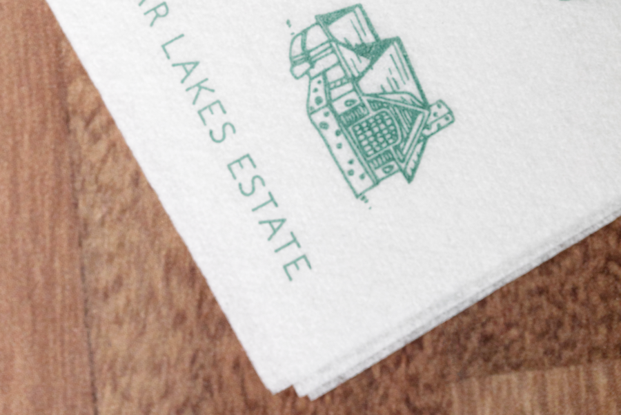 White Linen Cocktail Napkins - Premium Line