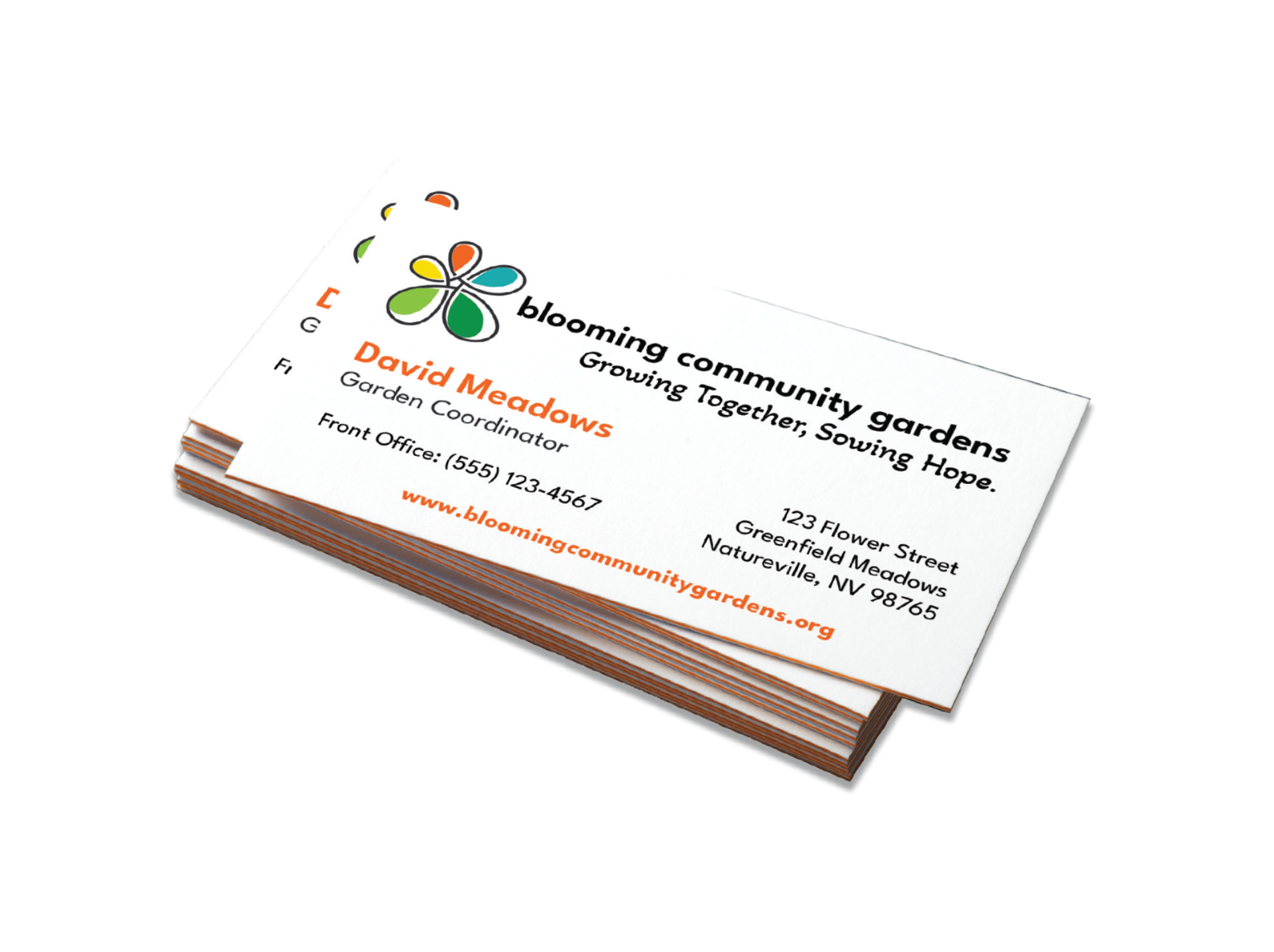 38PT Ultra White Business Cards - Navitor