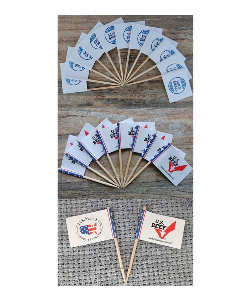 Custom Toothpick Flags