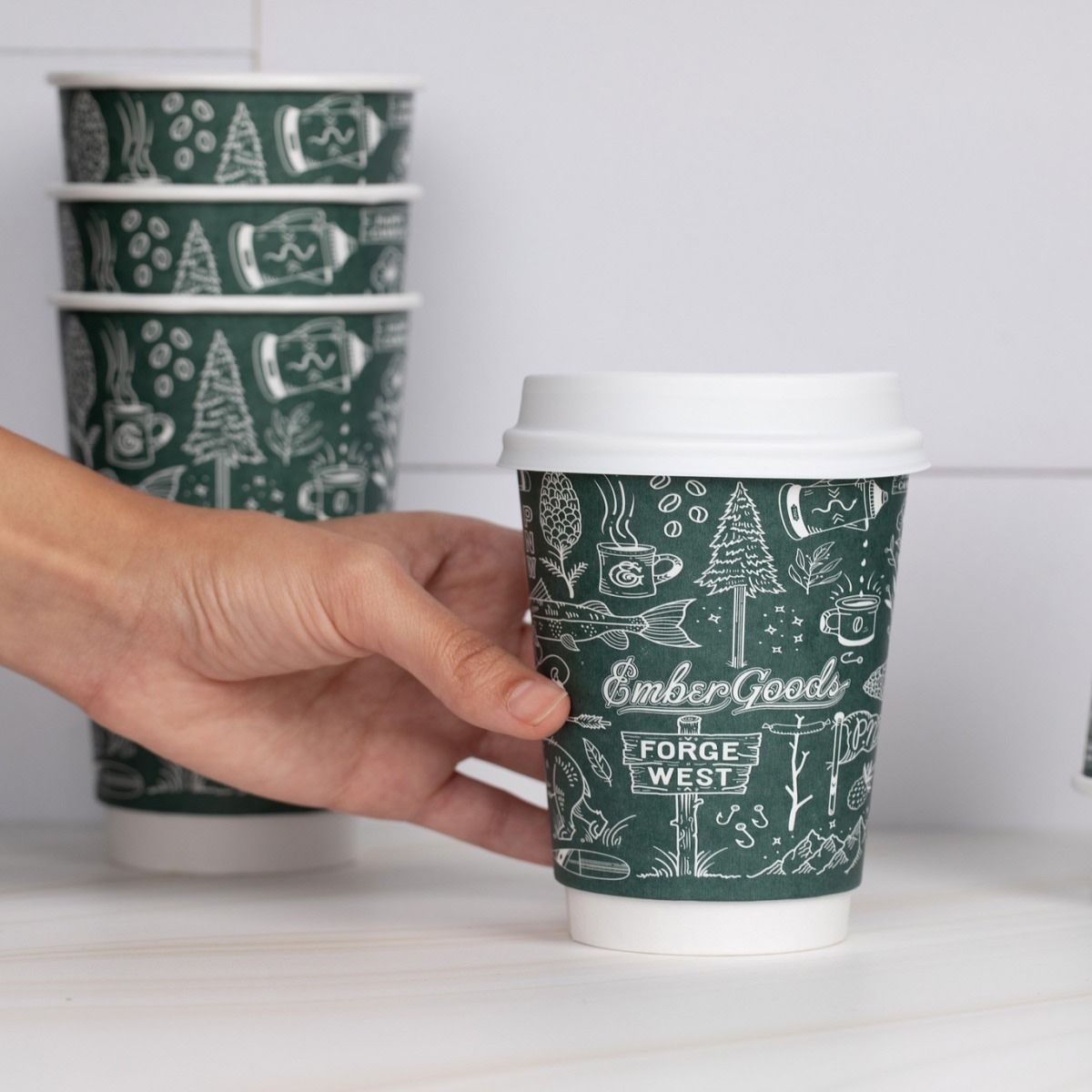 custom coffee cups