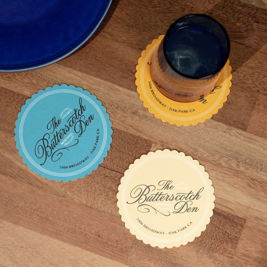 die cut coasters