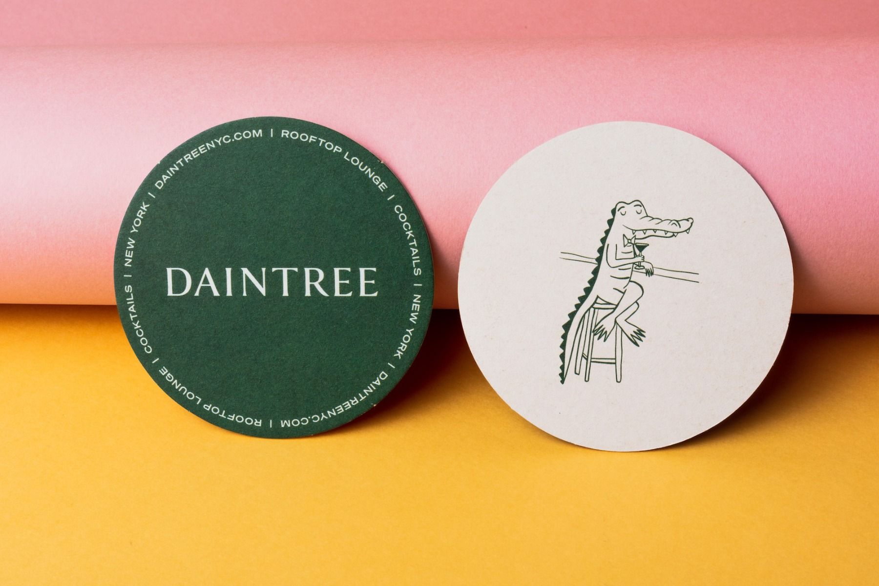 Custom printed  round and square shaped pulpboard coasters
