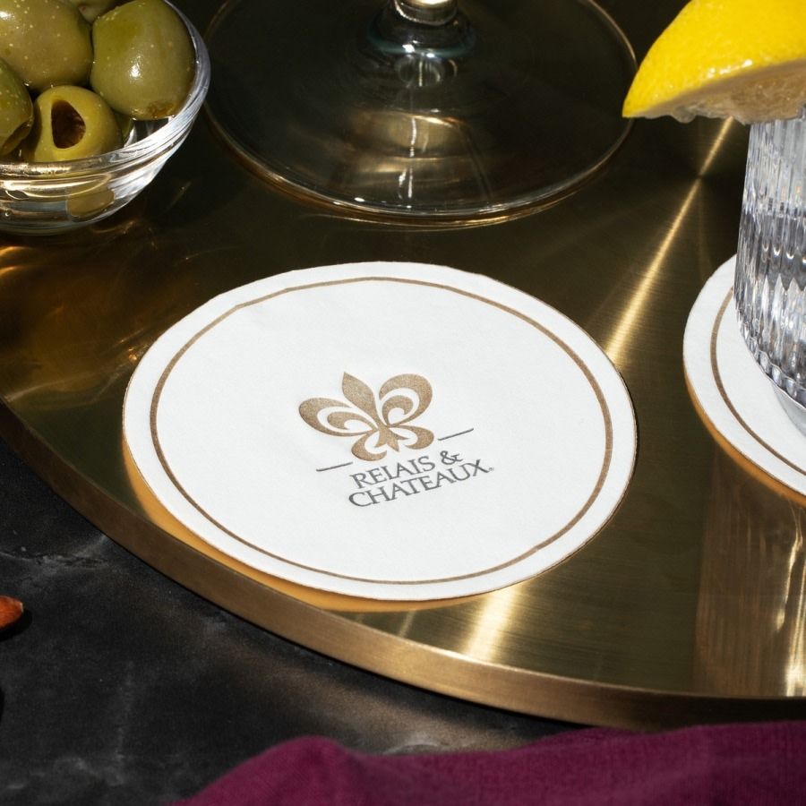 letter press coaster image