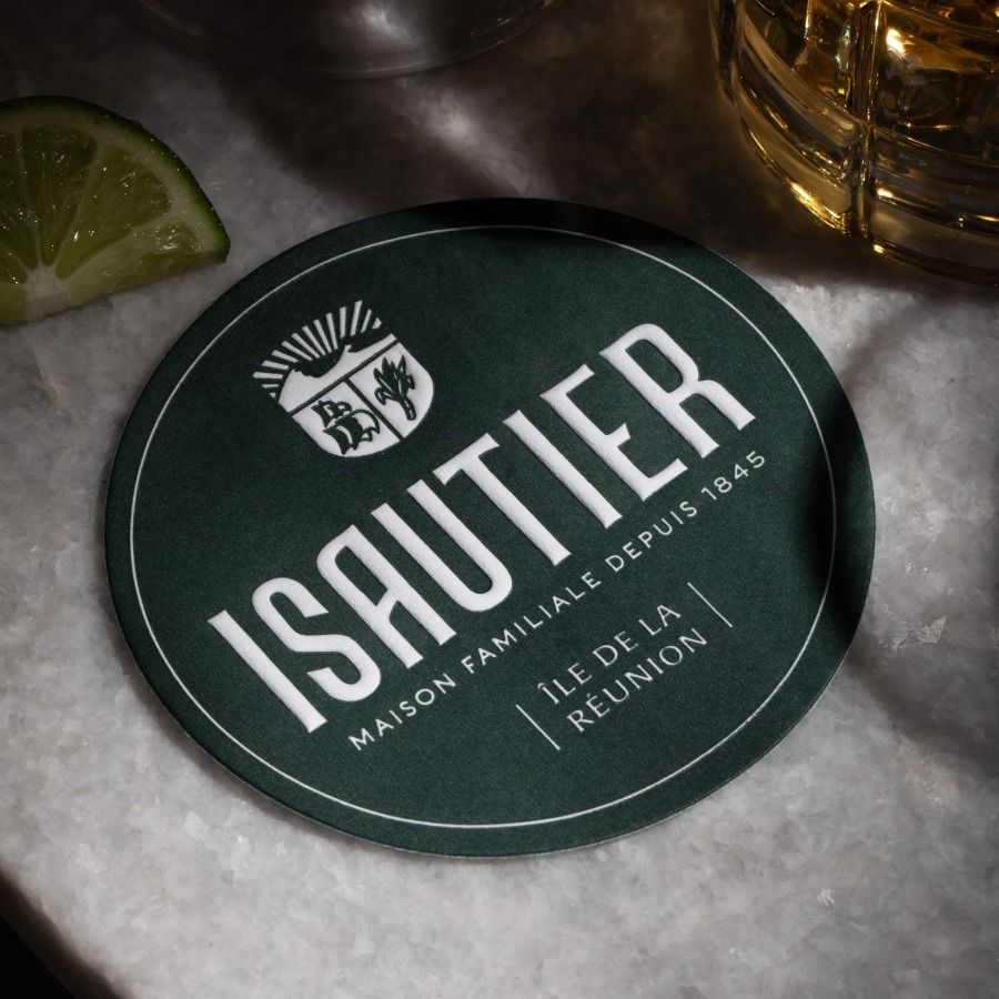 letterpress custom coasters