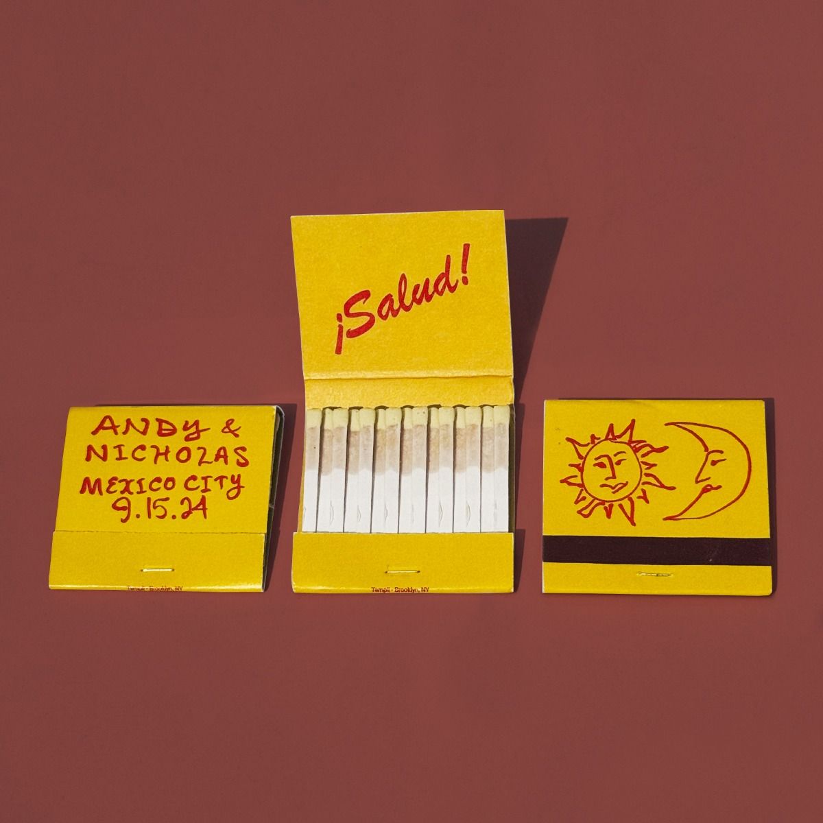 custom matchbook