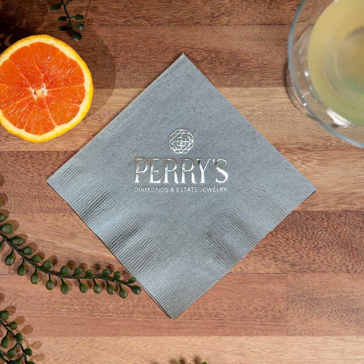 cocktail foil napkins