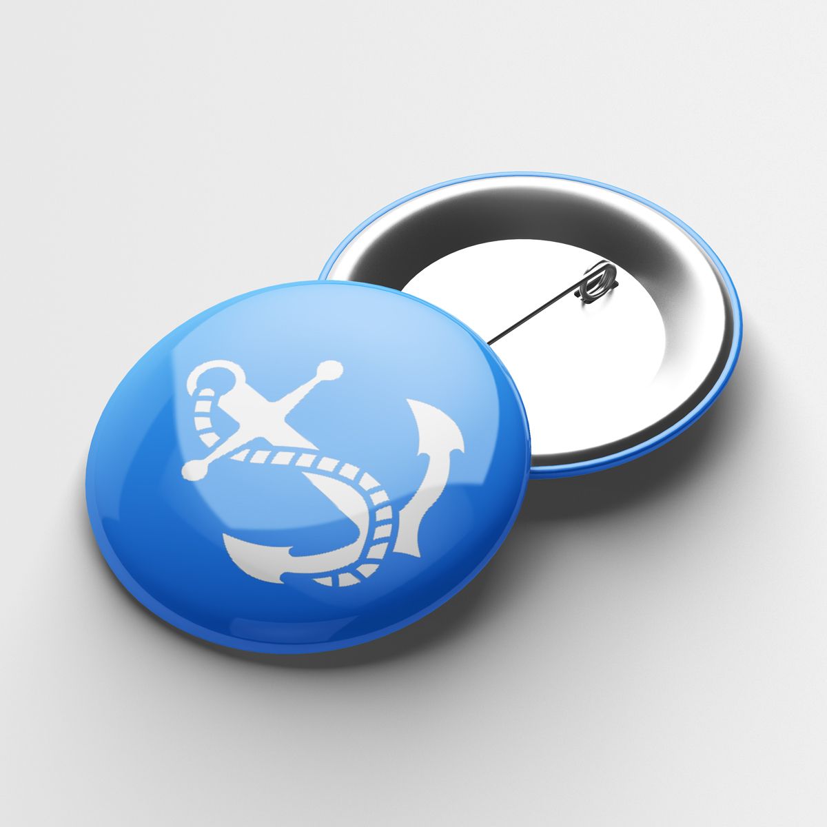 1" Round Lock Pin Button