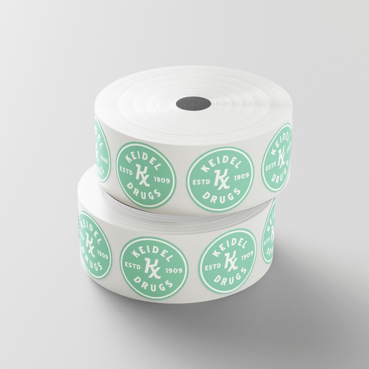 Round Labels 24 Hour Rush