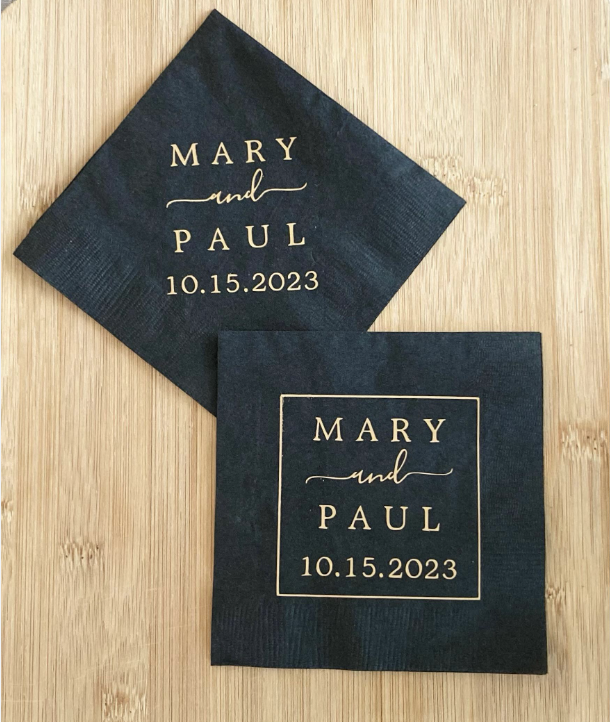 Colored Cocktail Napkins