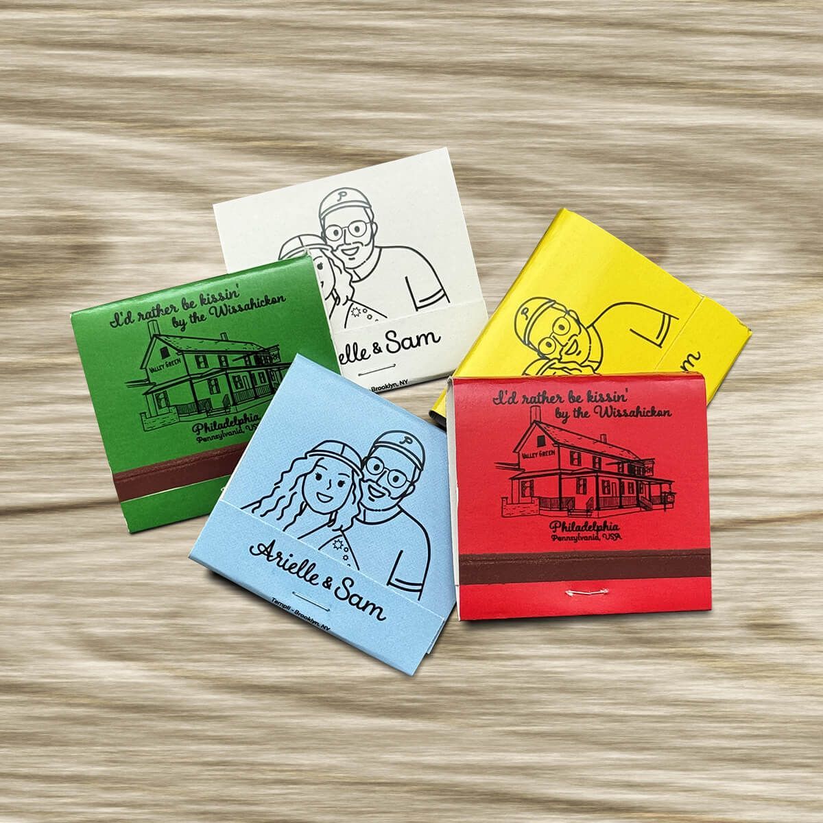 Red and White Matchbooks