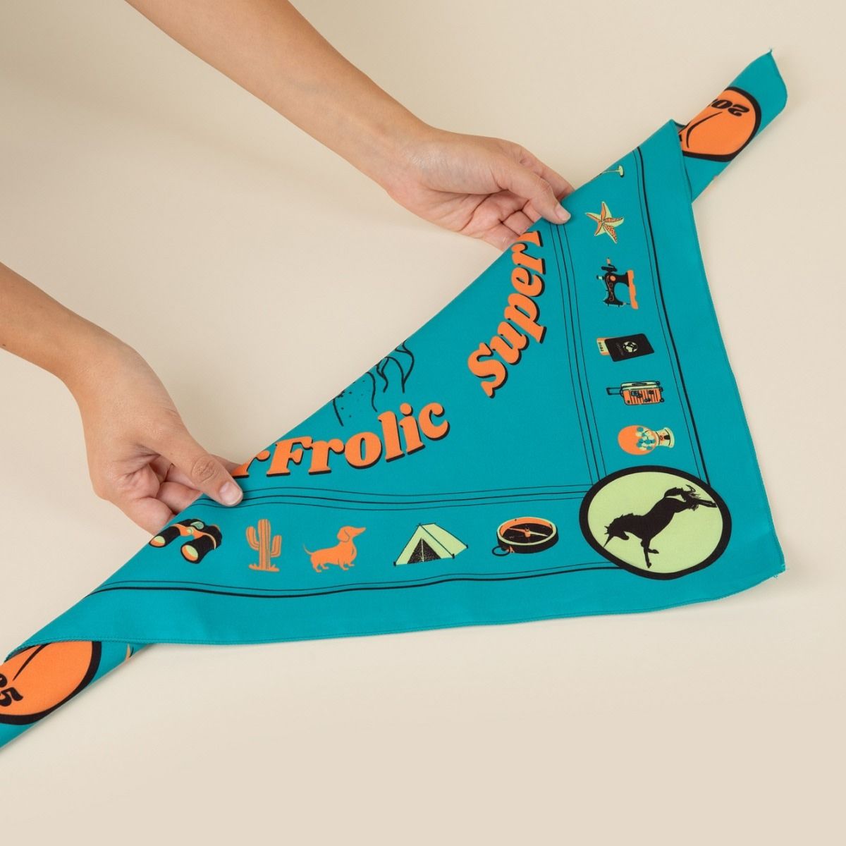 rolled bandana templi