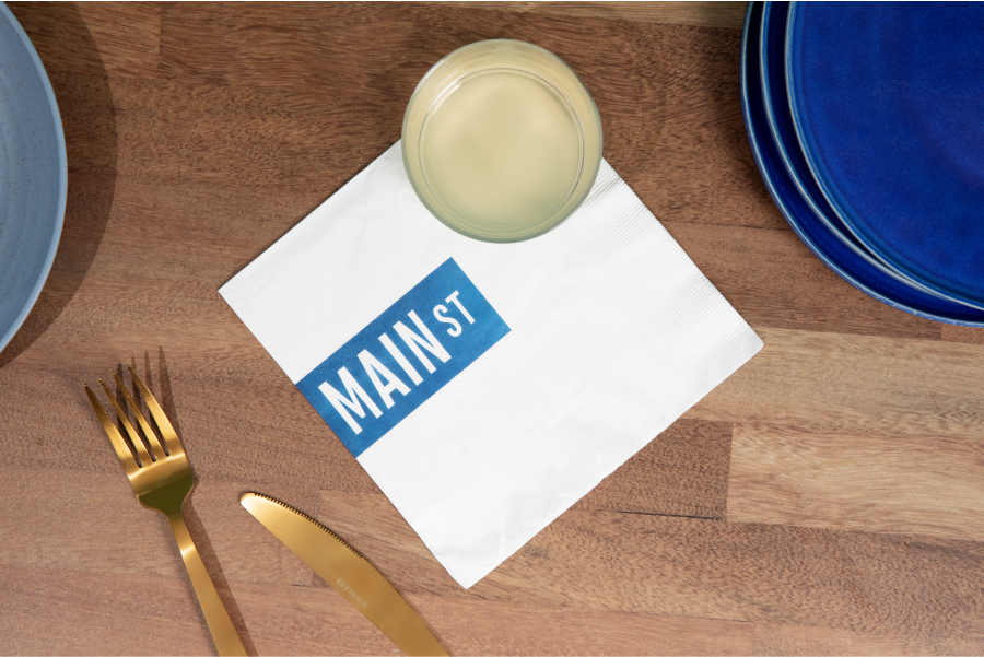 2 Ply Coined Edge Luncheon Napkins