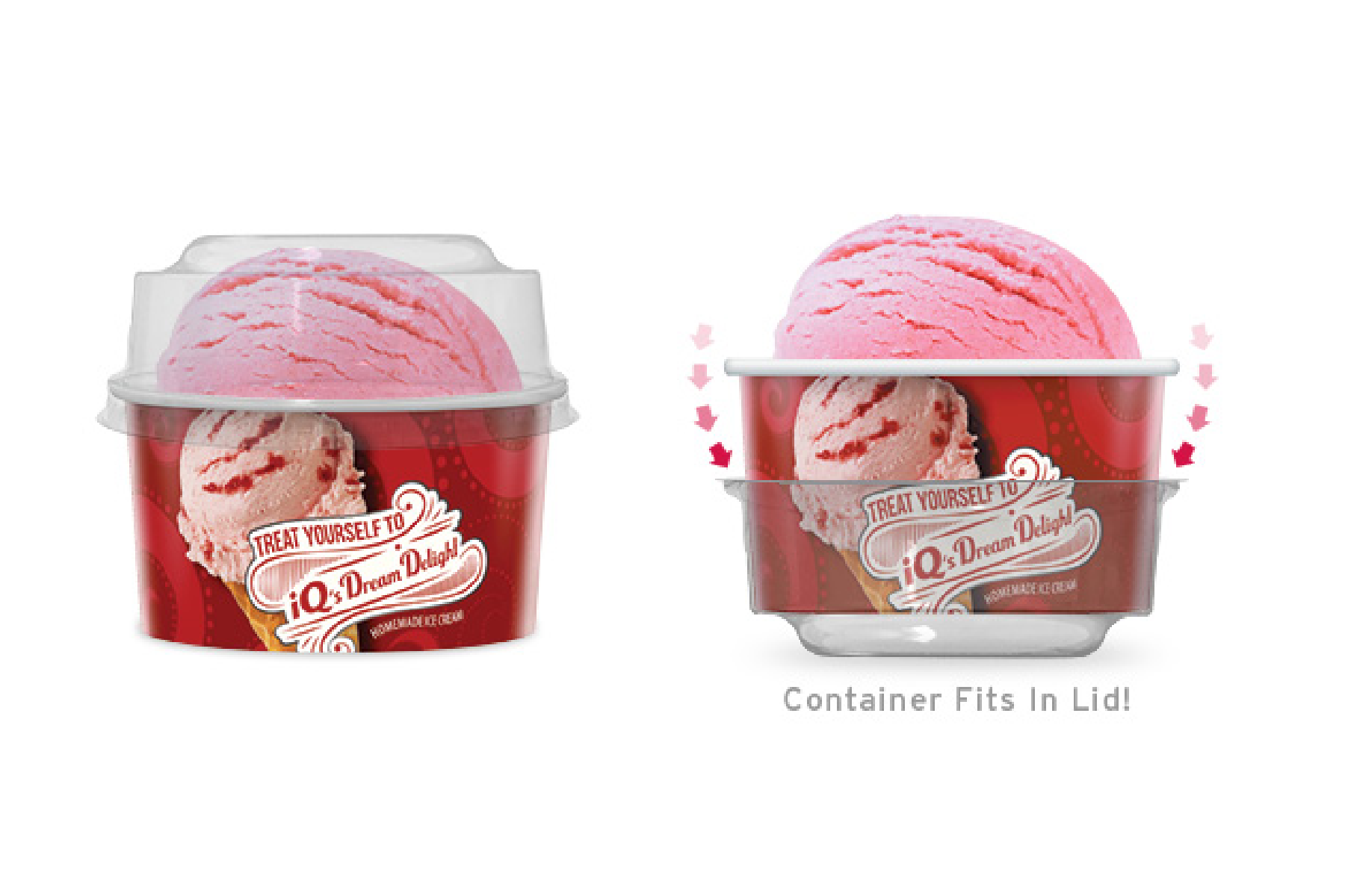 Universal High Dome Clear Lids