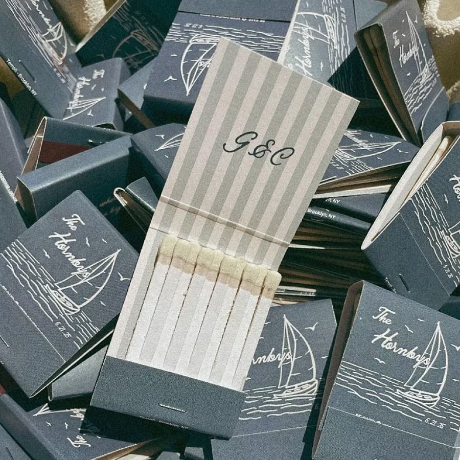 wedding matchbooks templi