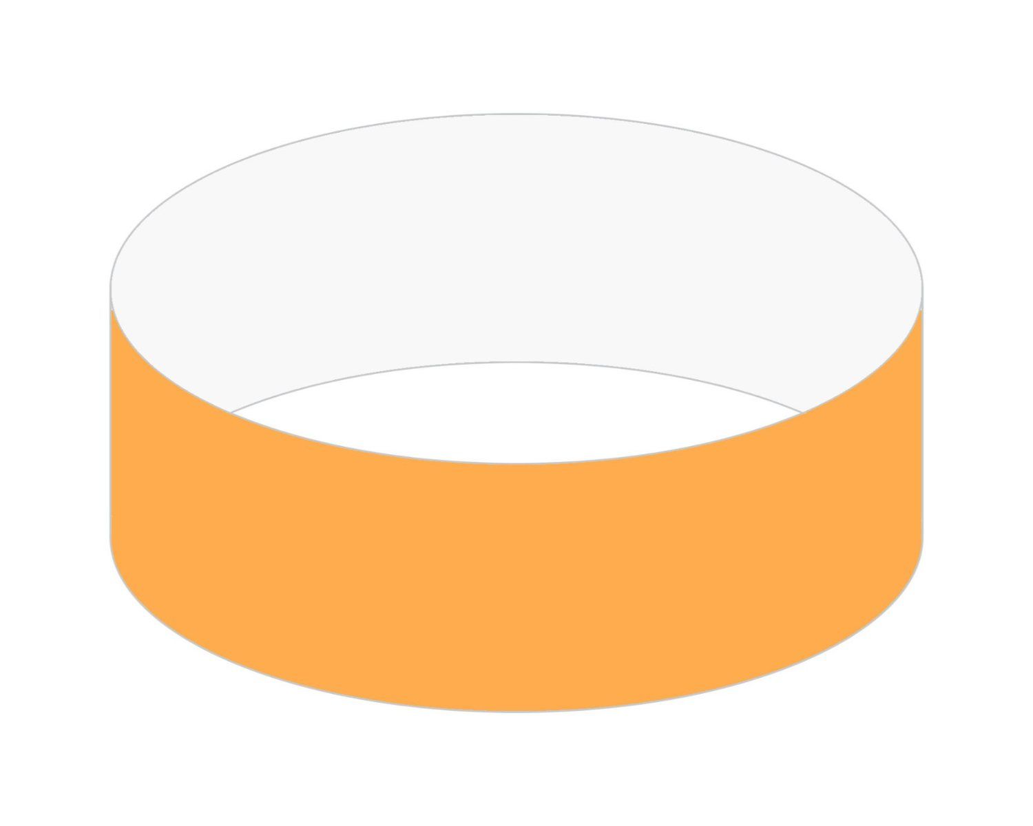 1" Tyvek Tear Stub Wristband
