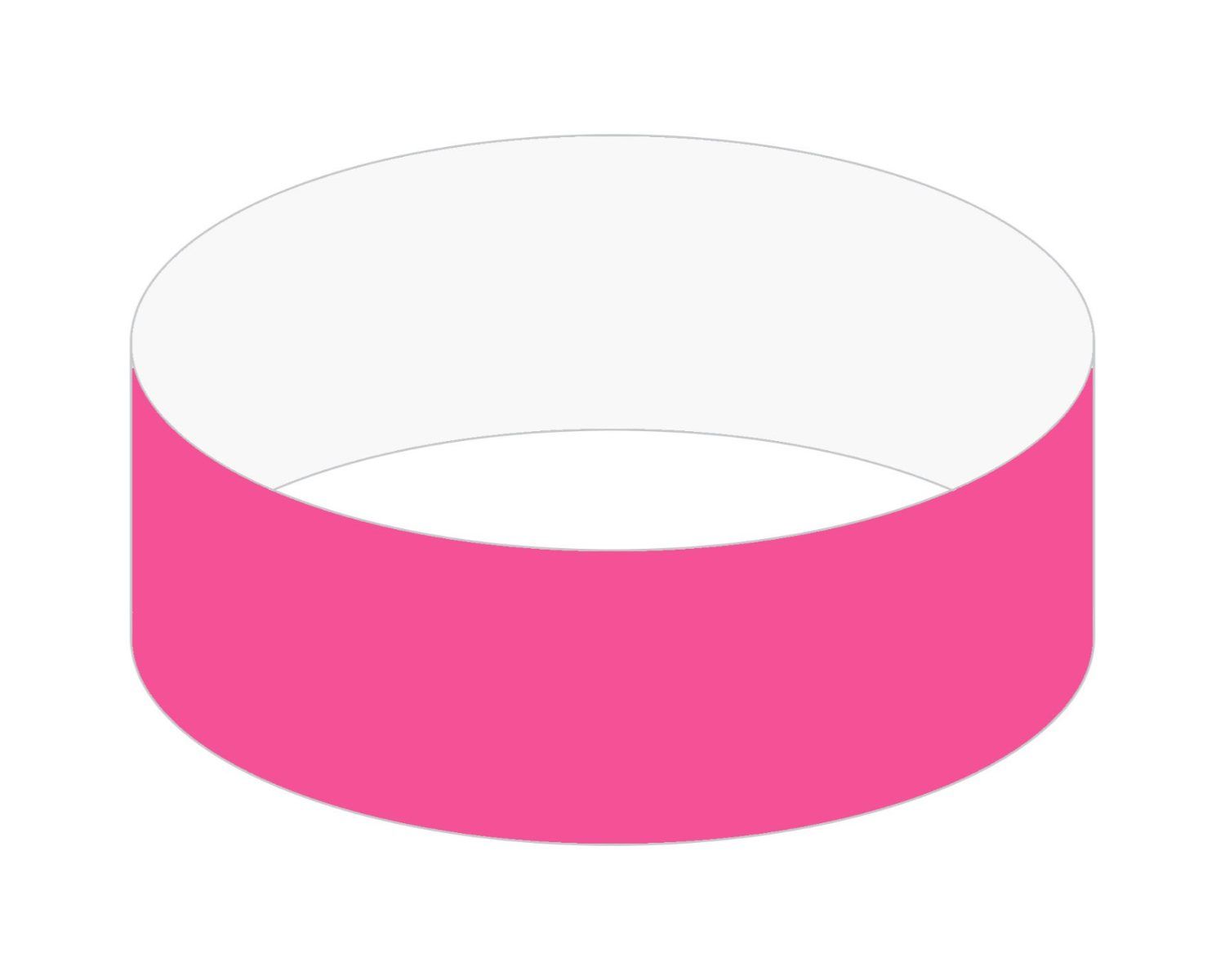 1" Tyvek Tear Stub Wristband